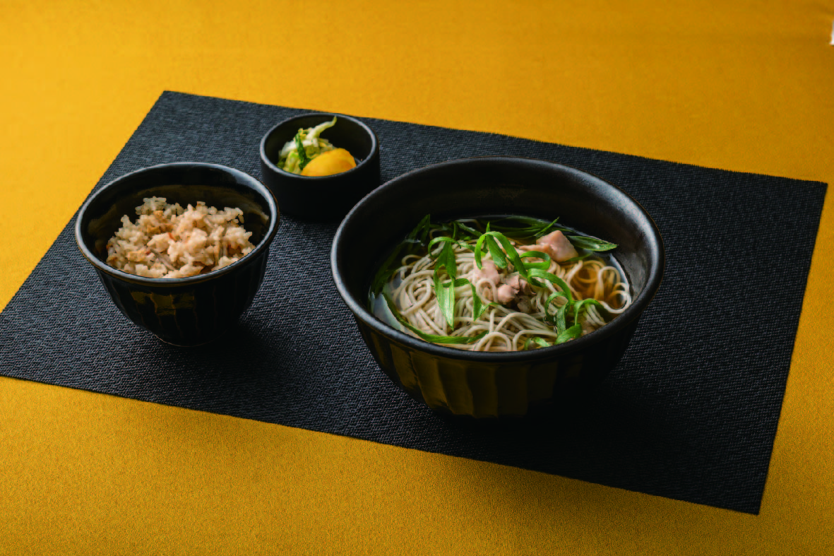 鳥なんば定食(そば 又はうどん)