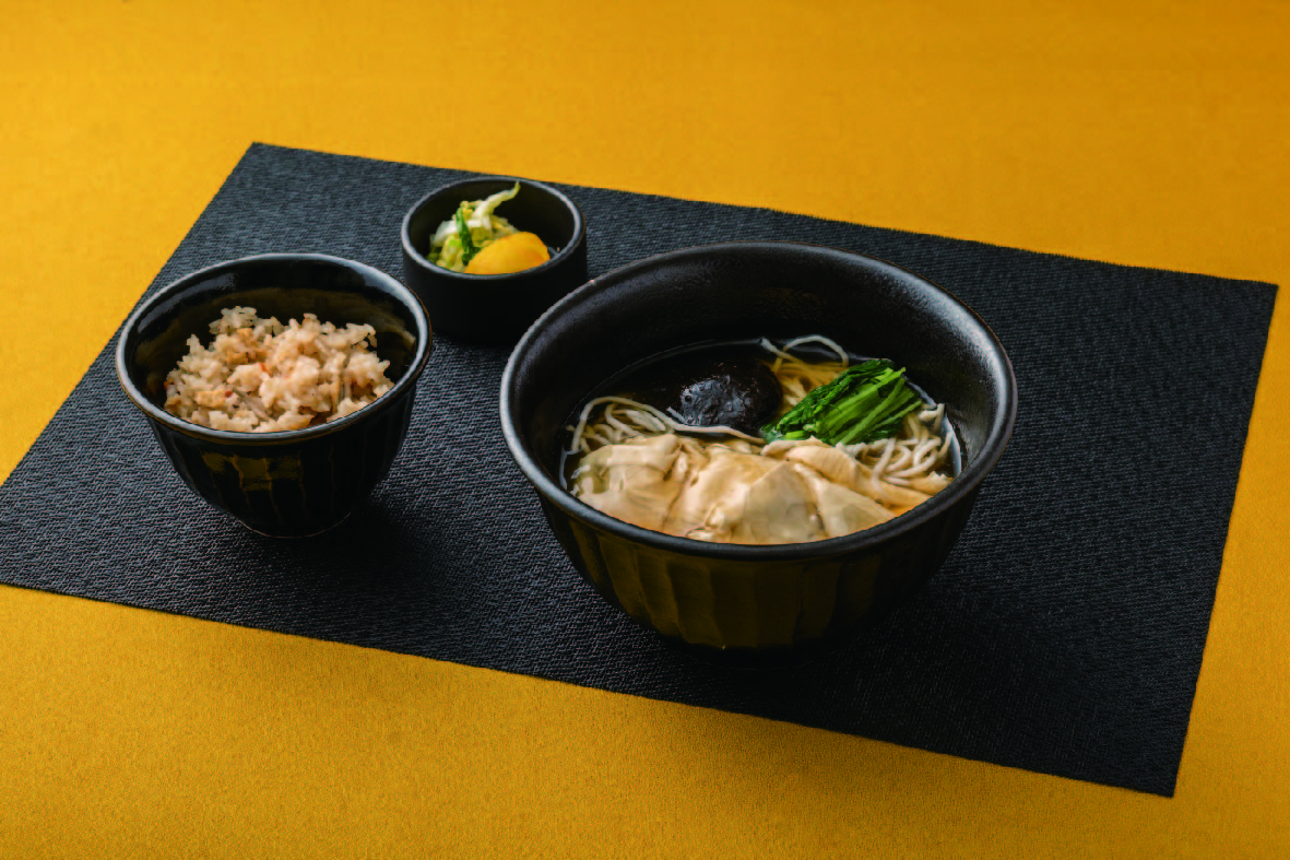 京湯葉定食(そば 又はうどん)