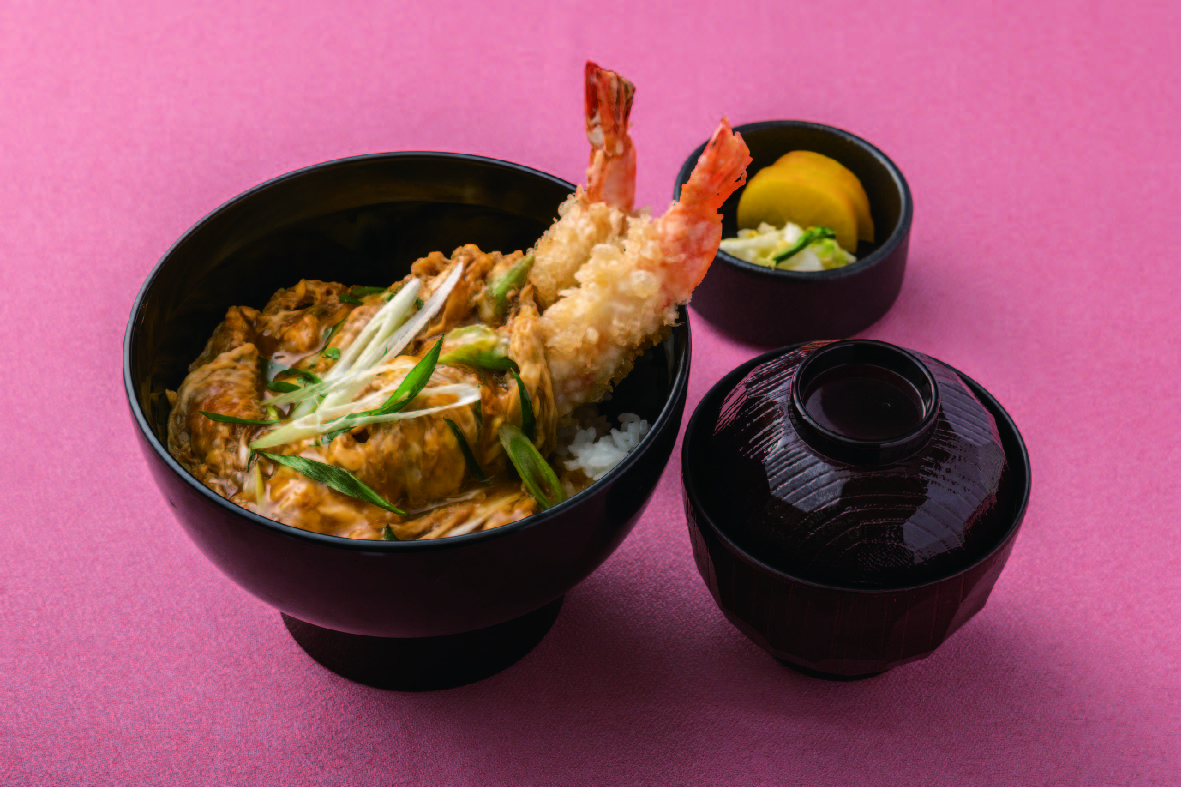 天とじ丼 吸い物付き