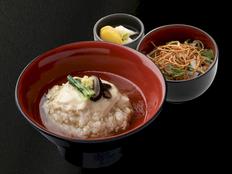 京都生湯葉丼(ミニ蕎麦付)