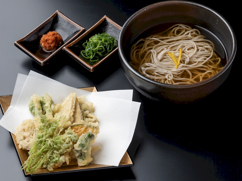 季節の野菜天ぷら蕎麦(うどん)