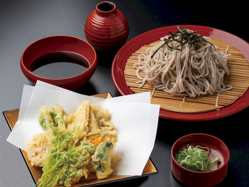 季節の野菜天ざるそば(うどん)